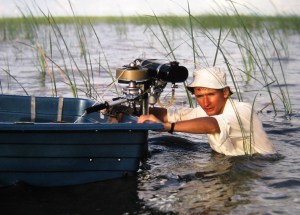 Lake Chilwa after the storm, 1969