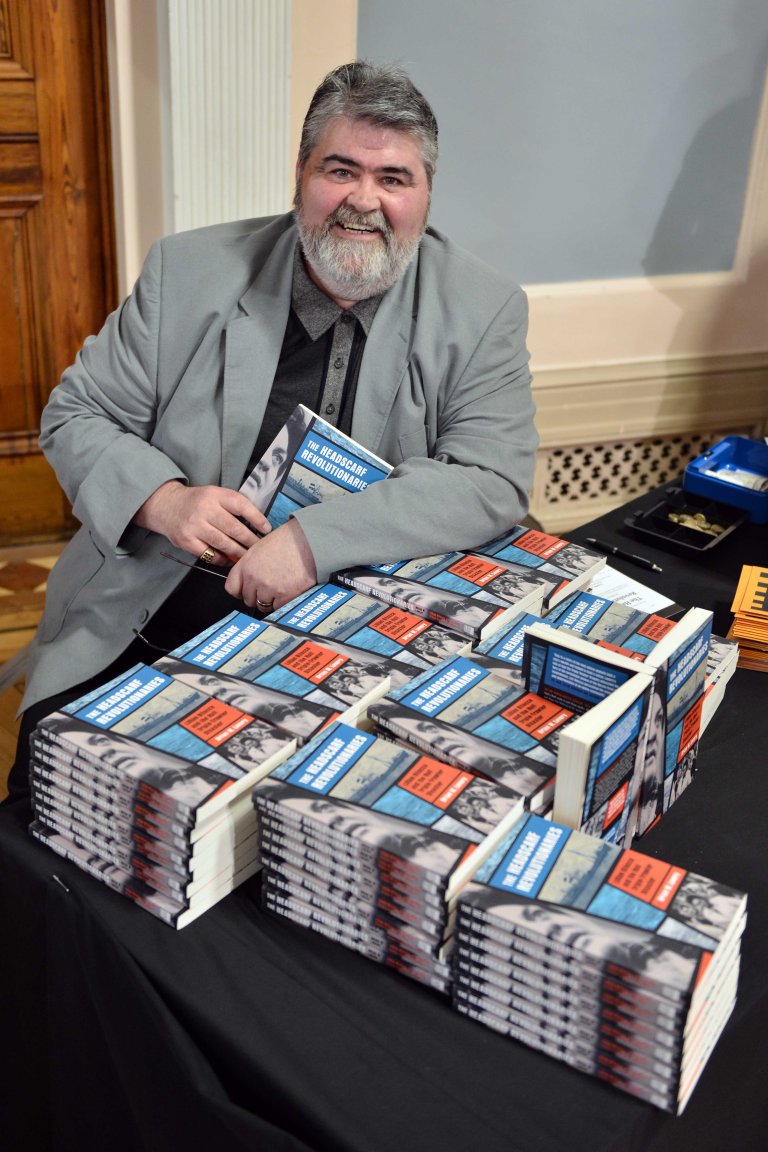 DP Brian Lavery and Headscarf Revolutionaries books UNI_1441 copy